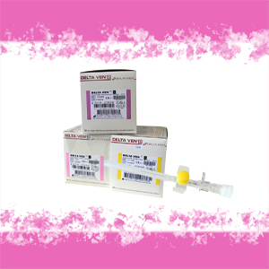 AGHI CANNULA DELTA FLO DUE VIE - CON ALETTE