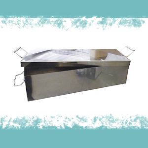 SCATOLA LISCIA IN ACCIAIO INOX