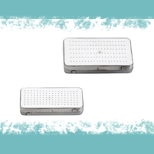 SCATOLA STERILIZZAZIONE AGHI SUTURA