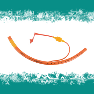 TUBI ENDOTRACHEALI IN GOMMA ARANCIONE