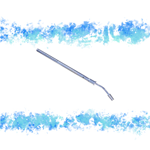 CANNULA POOLE PER ASPIRAZIONE CURVA