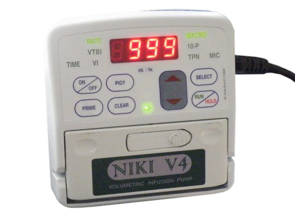 POMPA AD INFUSIONE VOLUMETRICA MOD. NIKI V4 VET - immagine 2