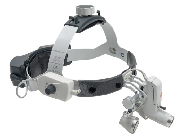 LAMPADA FRONTALE HEINE ML4 LED HEADLIGHT UNPLUGGED SU CASCHETTO - immagine 3
