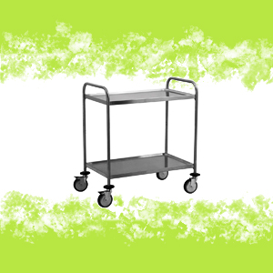 CARRELLO A DUE RIPIANI