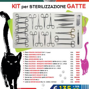 KIT PER STERILIZZAZIONE GATTE