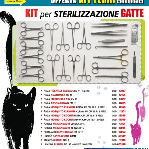 KIT PER STERILIZZAZIONE GATTE