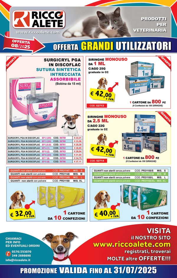 OFFERTA GRANDI CONSUMATORI LUGLIO 2025