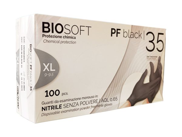 GUANTI IN NITRILE BLACK SENZA POLVERE NON STERILI - immagine 4