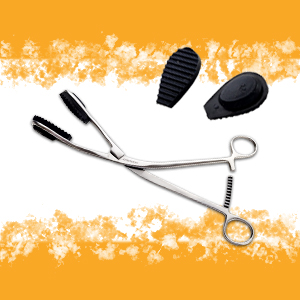 PINZA UTERINA DI  YOUNG CM 30 TIPO HAUPTNER