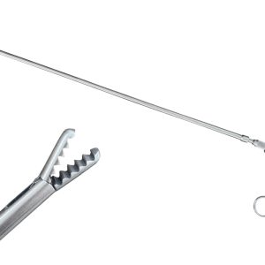 PINZA PER BIOPSIA UTERINA CAVALLE CM 45 CON MORSO COCCODRILLO