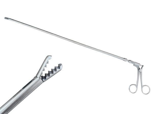PINZA PER BIOPSIA UTERINA CAVALLE CM 45 CON MORSO COCCODRILLO