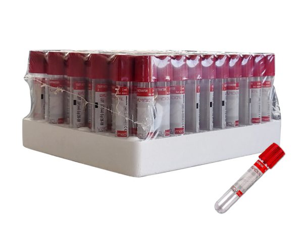 PROVETTA CON ATTIVATORE. 3ML 13x75mm T/ROSSO VACUMED - immagine 2